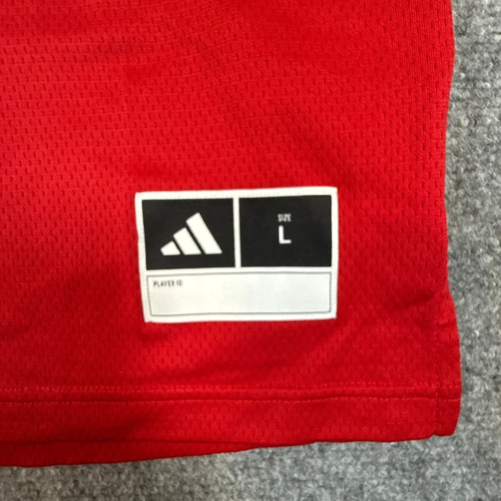 Adidas Nebraska Cornhuskers Raiola #15 Mens Large Football Jersey Red White NWT